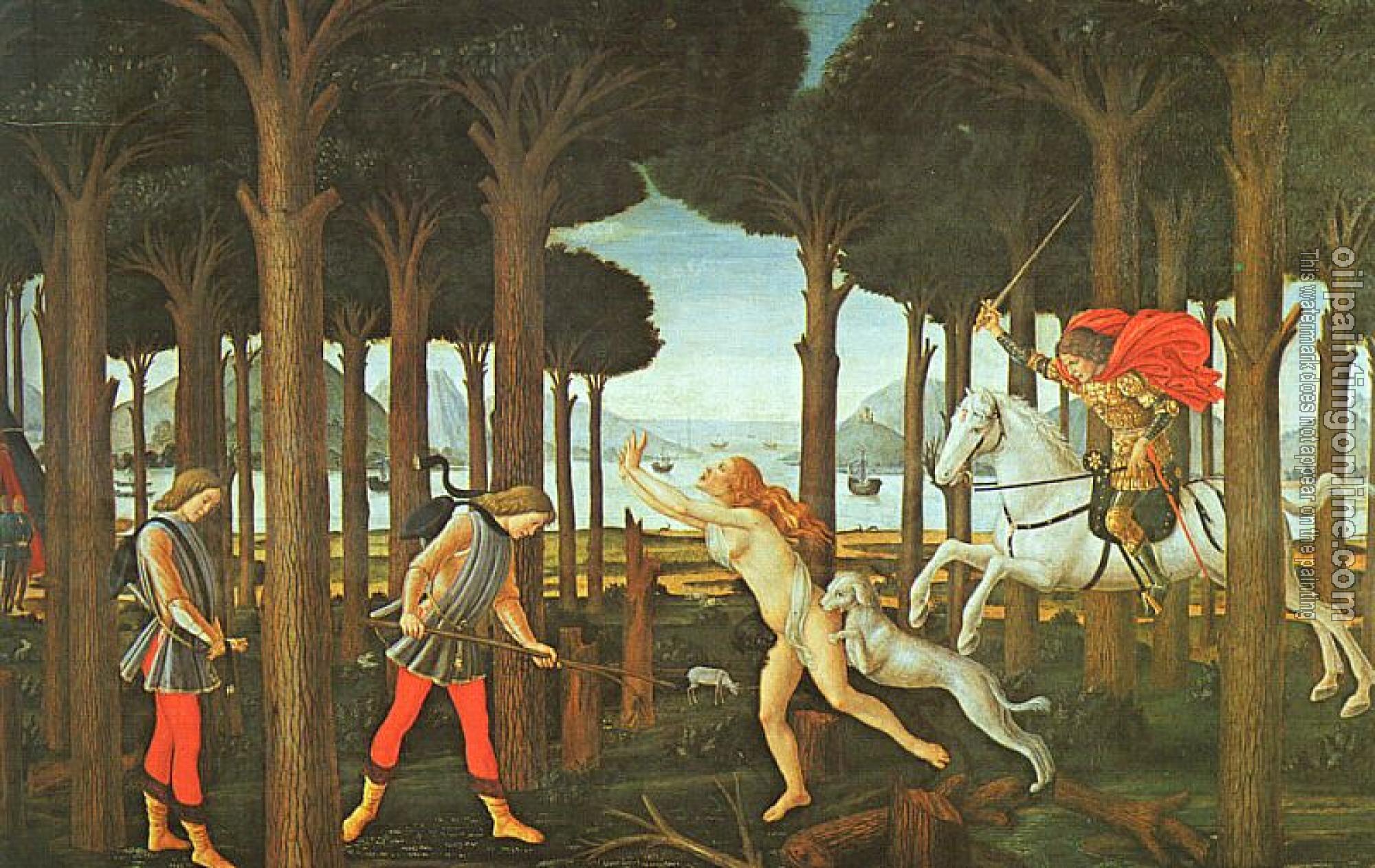 Botticelli, Sandro - Panel I of The Story of Nastagio degli Onesti